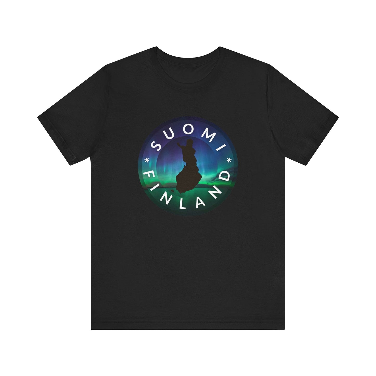 Northern Lights Suomi - Finland, Unisex T-shirt - Feels like Finland