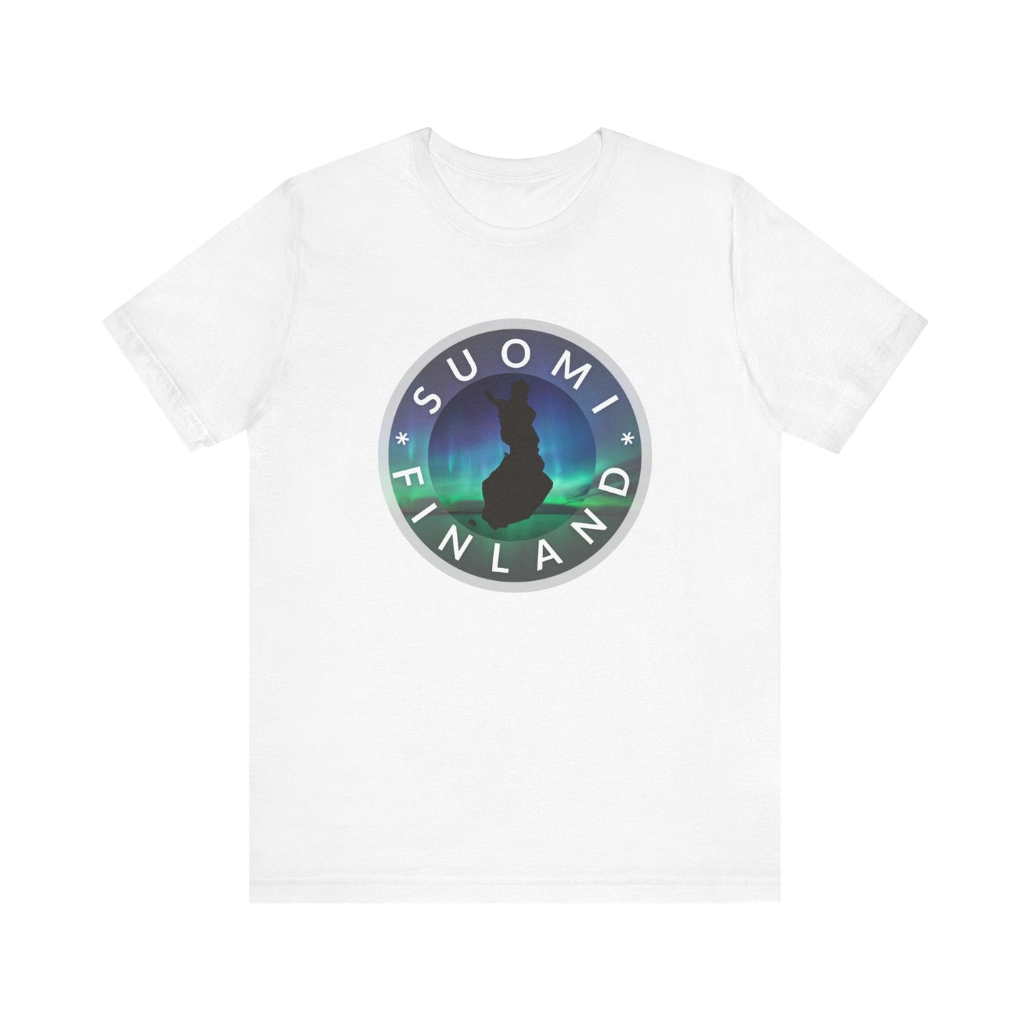 Northern Lights Suomi - Finland, Unisex T-shirt - Feels like Finland