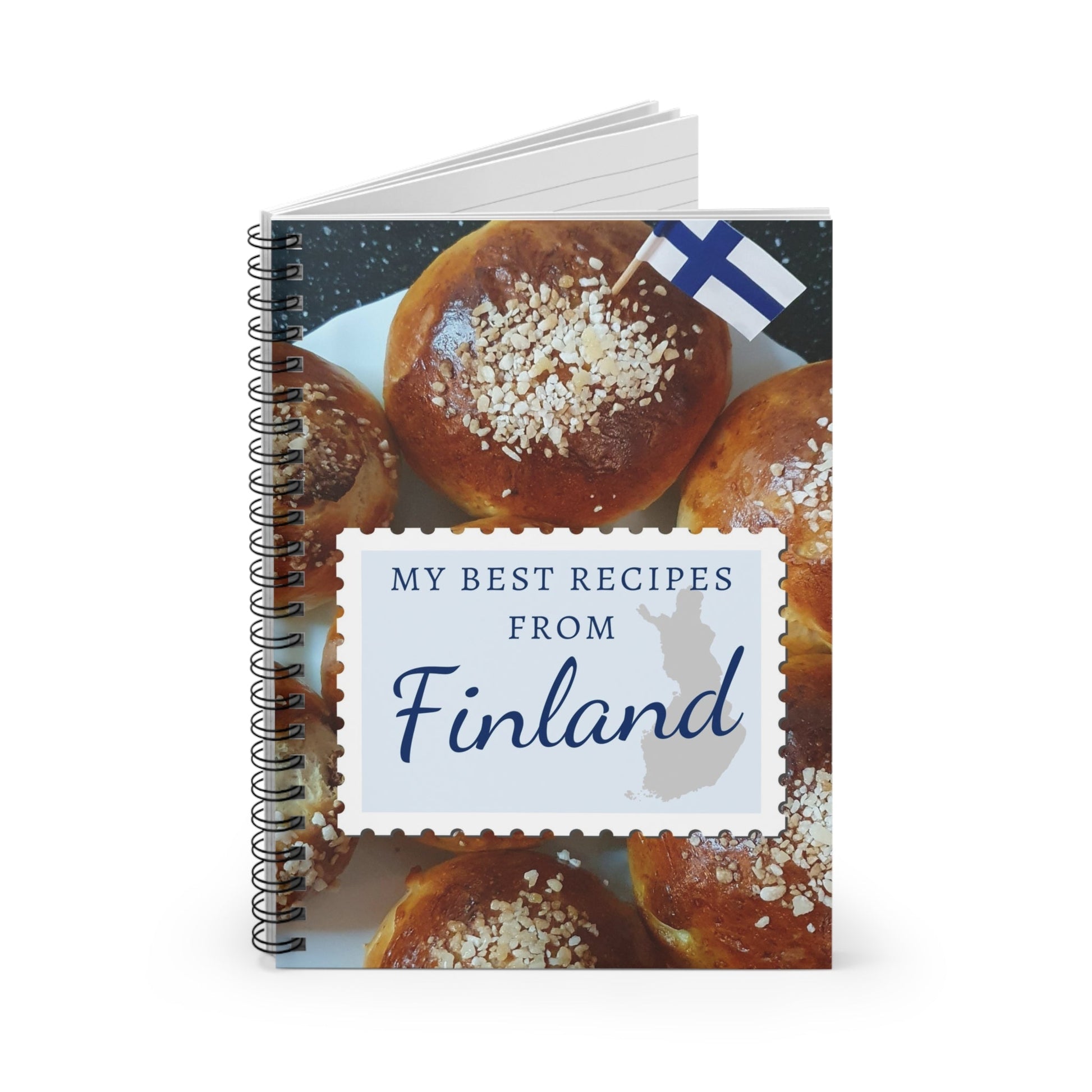 Recipe Notebook Cardamom Buns - Write down your best recipes! - Feels like Finland