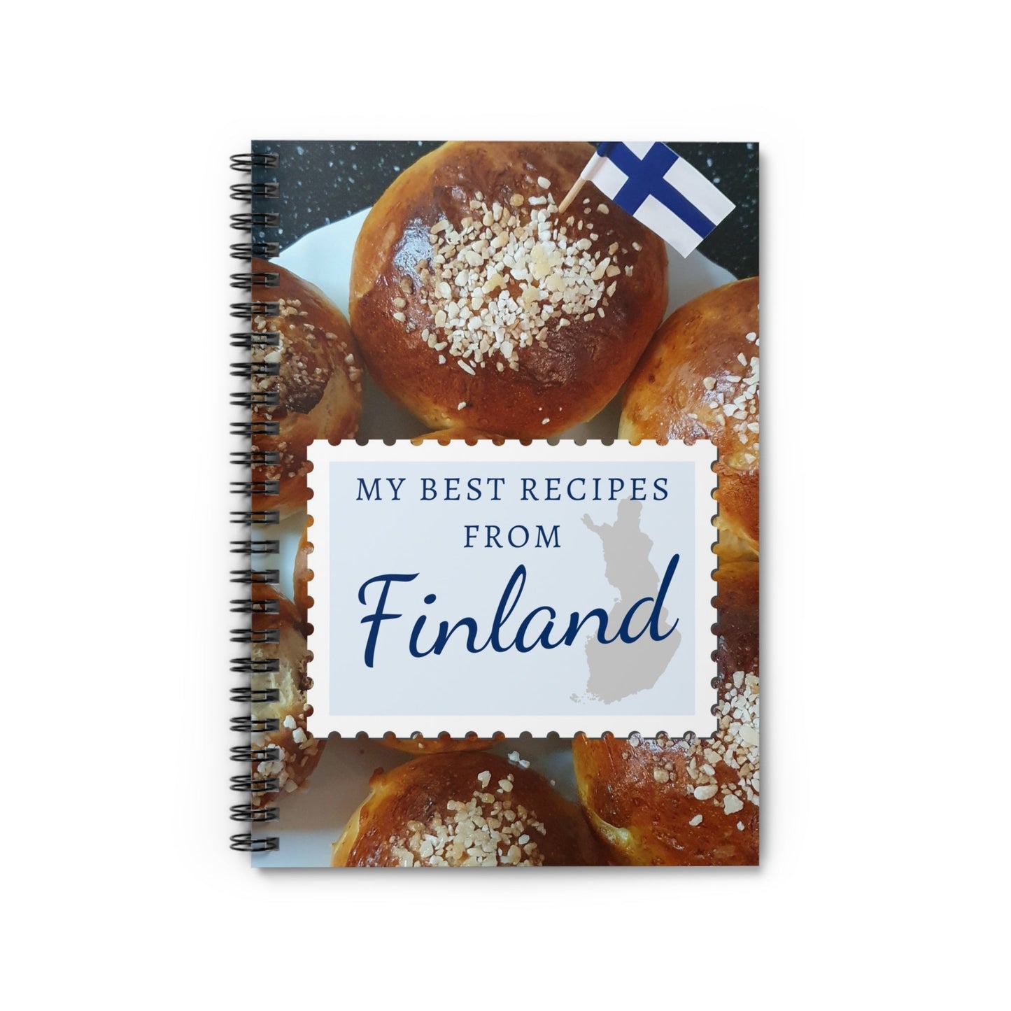 Recipe Notebook Cardamom Buns - Write down your best recipes! - Feels like Finland