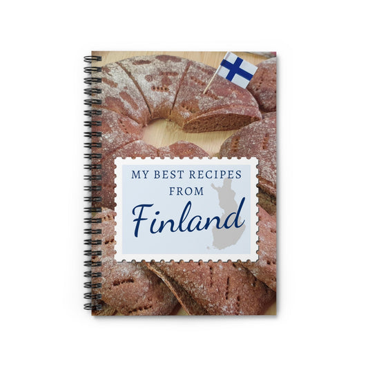 Recipe Notebook Rye Bread - Write down your best recipes! - Feels like Finland