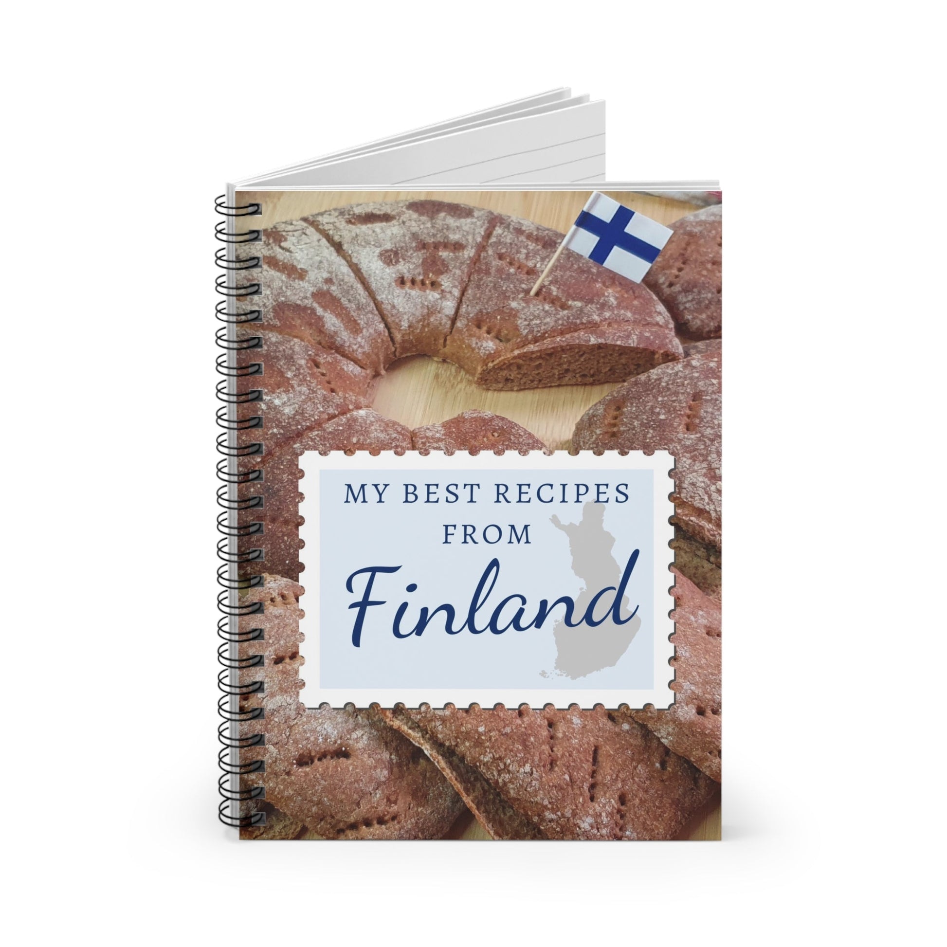 Recipe Notebook Rye Bread - Write down your best recipes! - Feels like Finland