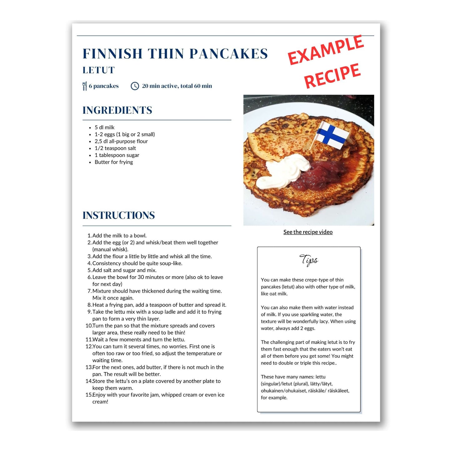 The Essential Finnish Cookbook (with metric measurements) - Feels like Finland