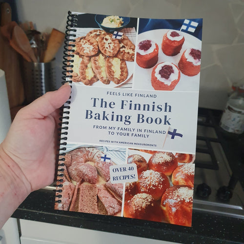 The Finnish Baking Book - with American Measurements - Spiral bound book