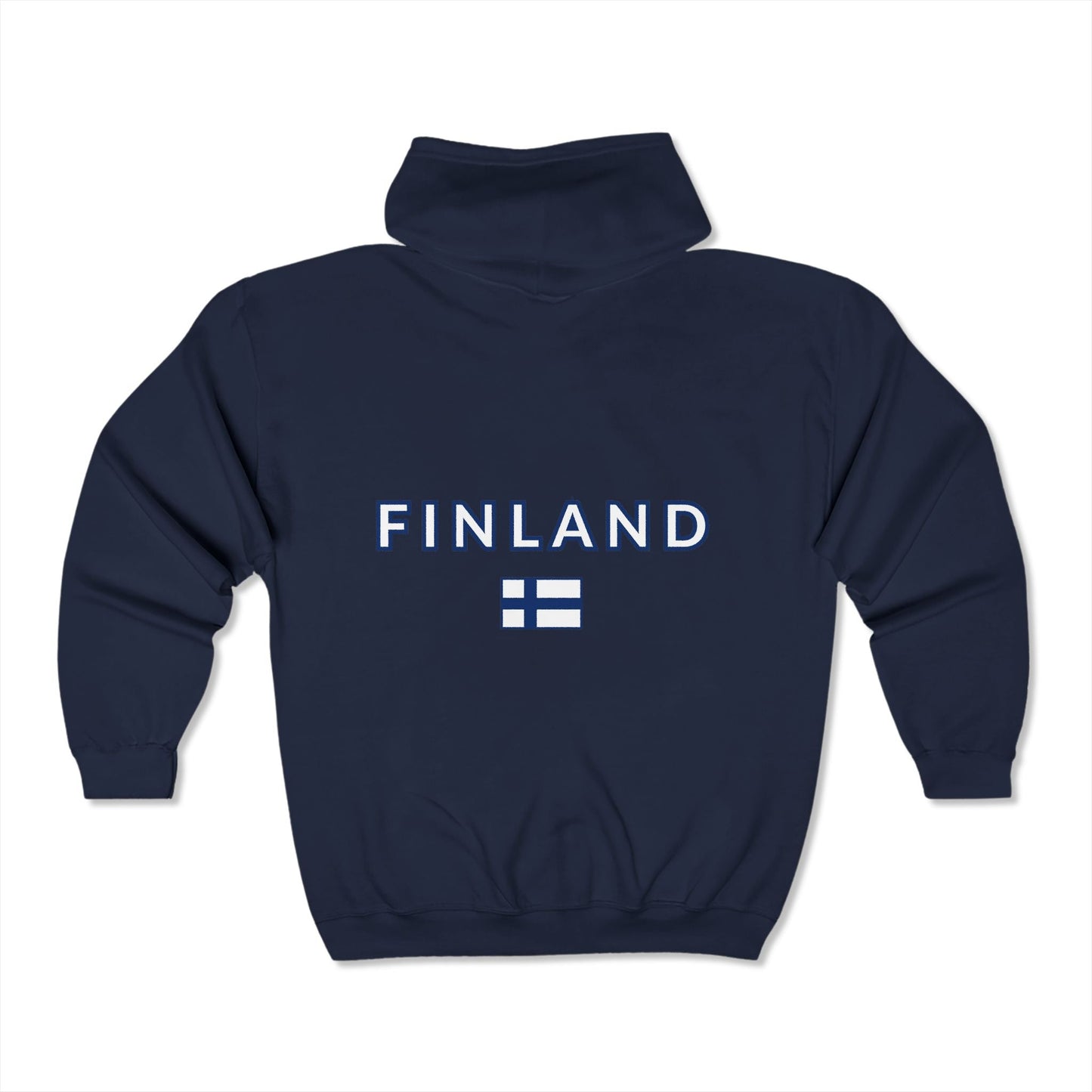 Unisex Heavy Blend™ Full Zip Hooded Sweatshirt - Feels like Finland