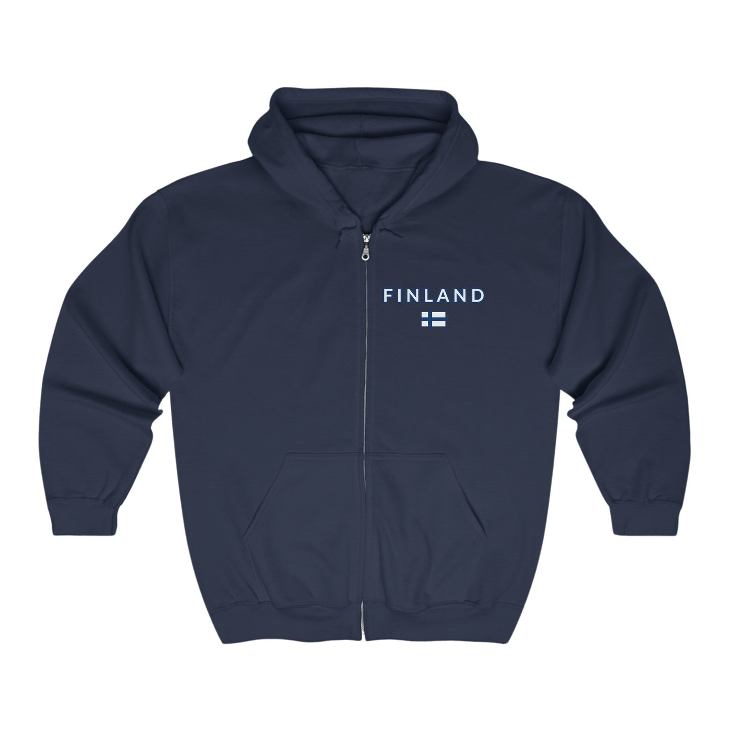 Unisex Heavy Blend™ Full Zip Hooded Sweatshirt - Feels like Finland