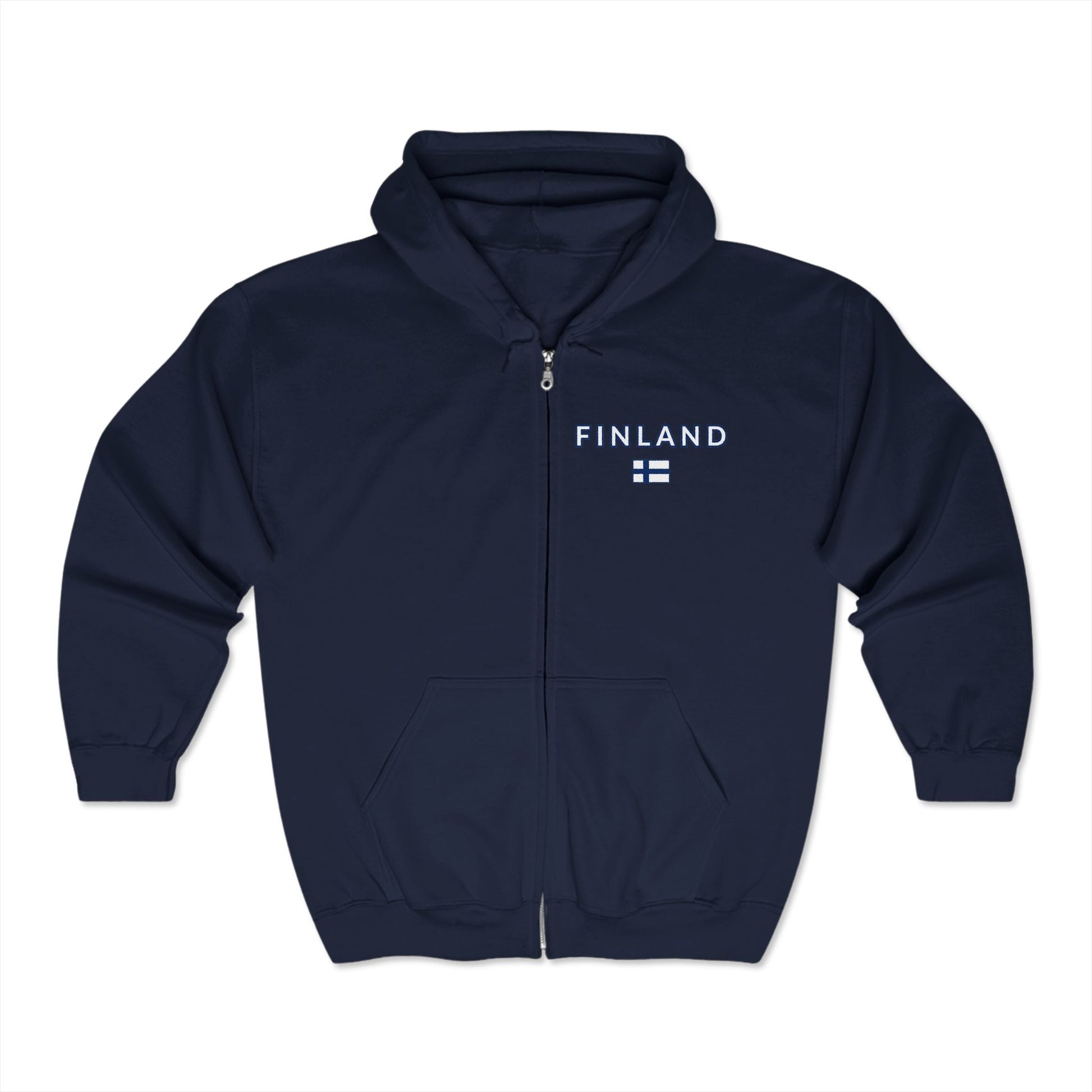 Unisex Heavy Blend™ Full Zip Hooded Sweatshirt - Feels like Finland