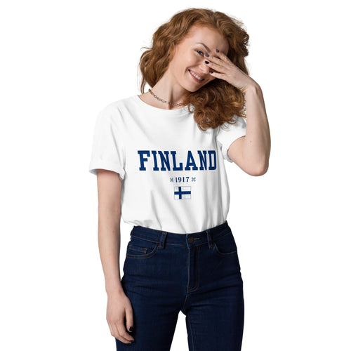 Finland 1917, Organic cotton t-shirt, unisex