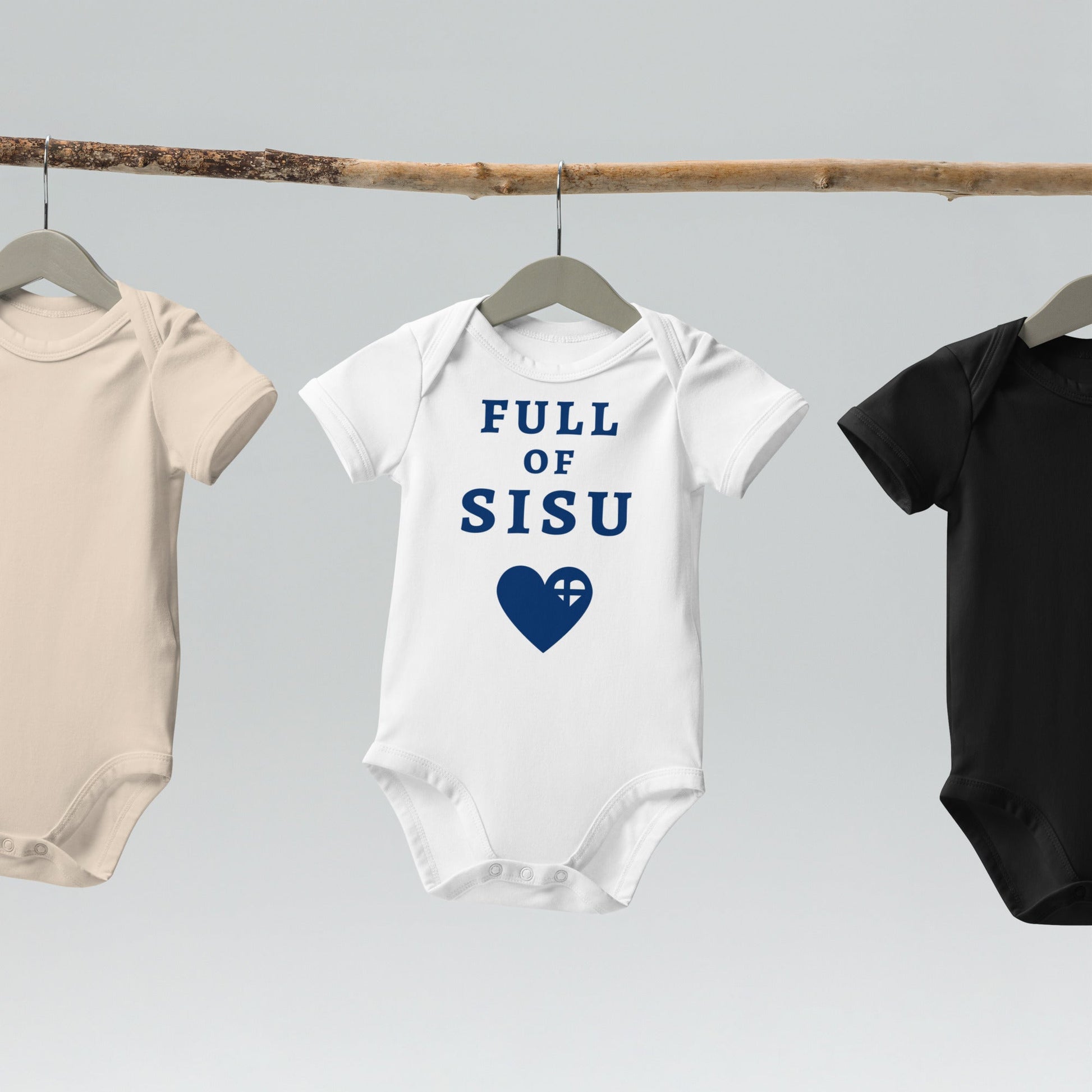 Full of SISU baby bodysuit, Organic cotton - Feels like Finland