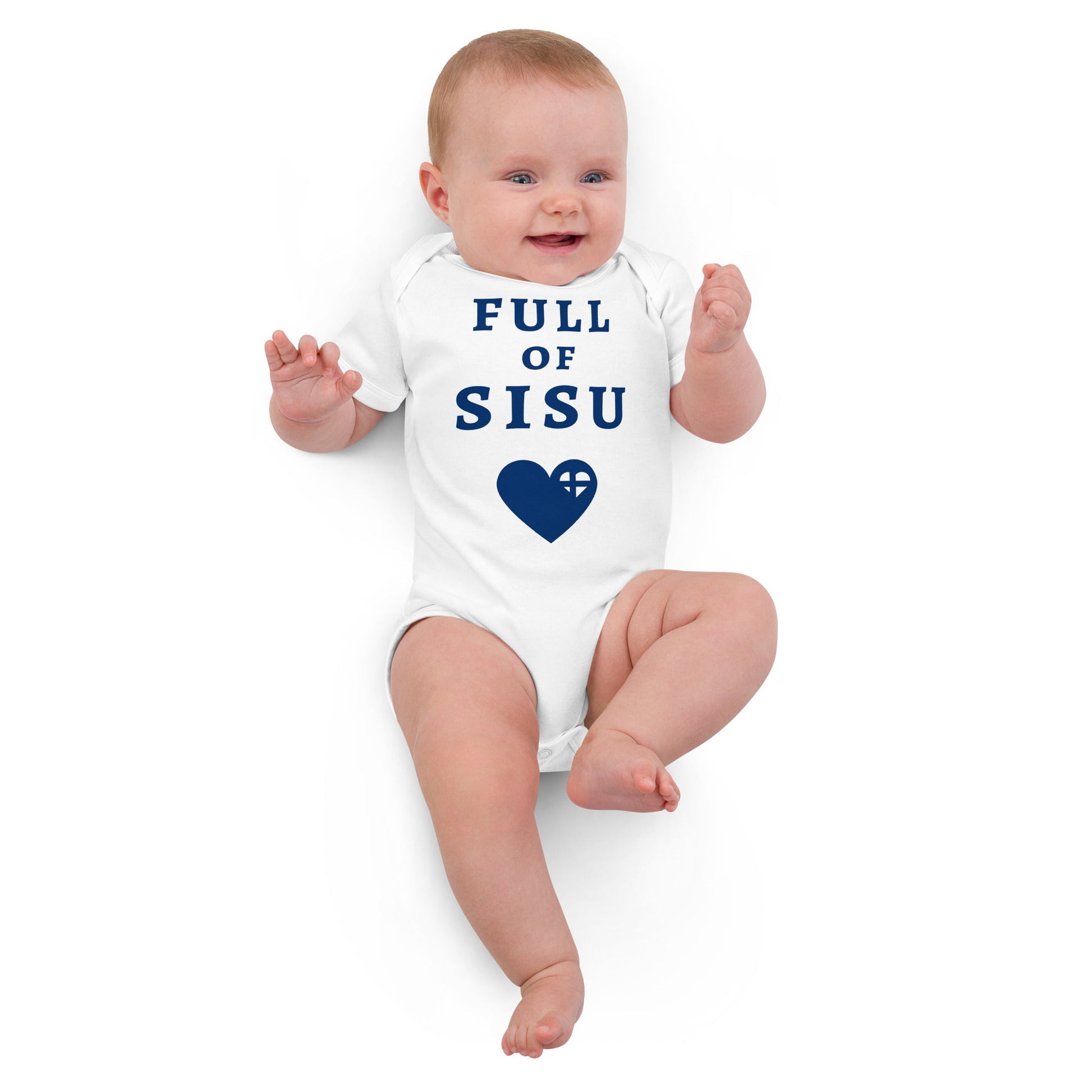 Full of SISU baby bodysuit, Organic cotton - Feels like Finland