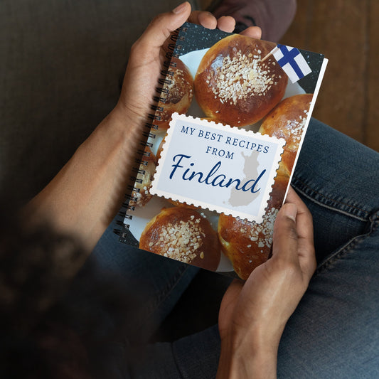 My best recipes from Finland - Spiral notebook - Feels like Finland